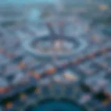 Aerial Perspective of Al Khail Gate Phase 2 Aerial view showcasing Al Khail Gate Phase 2 development