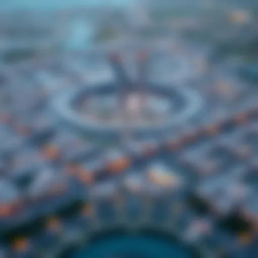 Aerial Perspective of Al Khail Gate Phase 2 Aerial view showcasing Al Khail Gate Phase 2 development