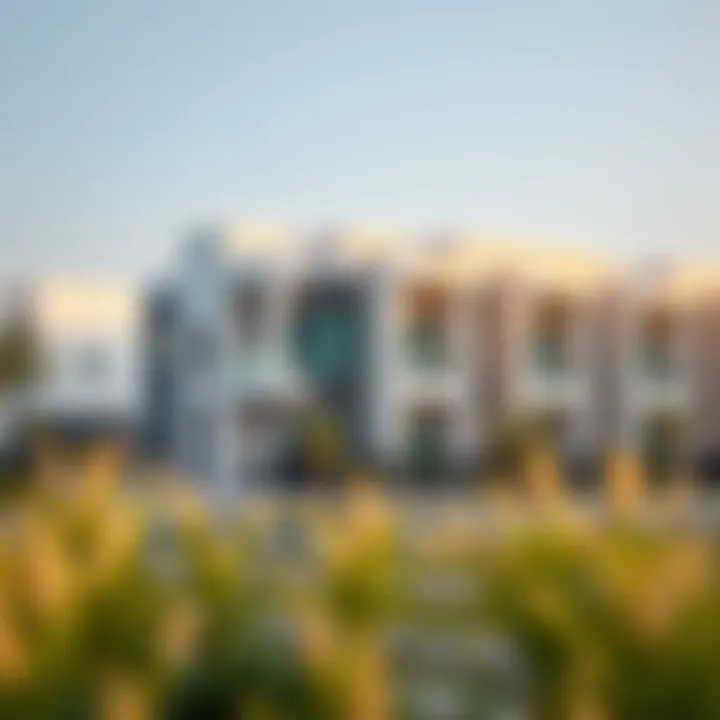 Modern architectural design of residential units at Al Khail Gate Phase 2