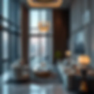 Luxury Interior of Al Remah Tower Interior design elements of a luxury apartment in Al Remah Tower