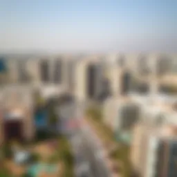 A panoramic view of Aldar real estate developments in Dubai