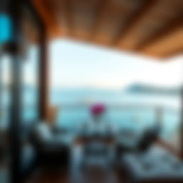 Stunning view from a balcony in Alh vacation home