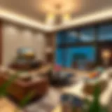 Luxurious living area in Alh vacation home