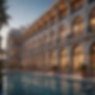 Modern Aesthetics of Almamsha Architectural design of Almamsha showcasing modern aesthetics