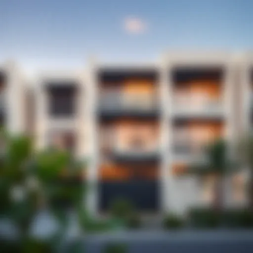 Exterior view of Arabella Townhouse showcasing its modern architectural design