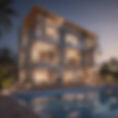 Modern Aesthetic of Aster Ras Al Khor Architectural design of Aster Ras Al Khor showcasing modern aesthetics