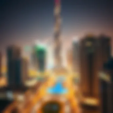Elegant skyline of Dubai showcasing luxury properties