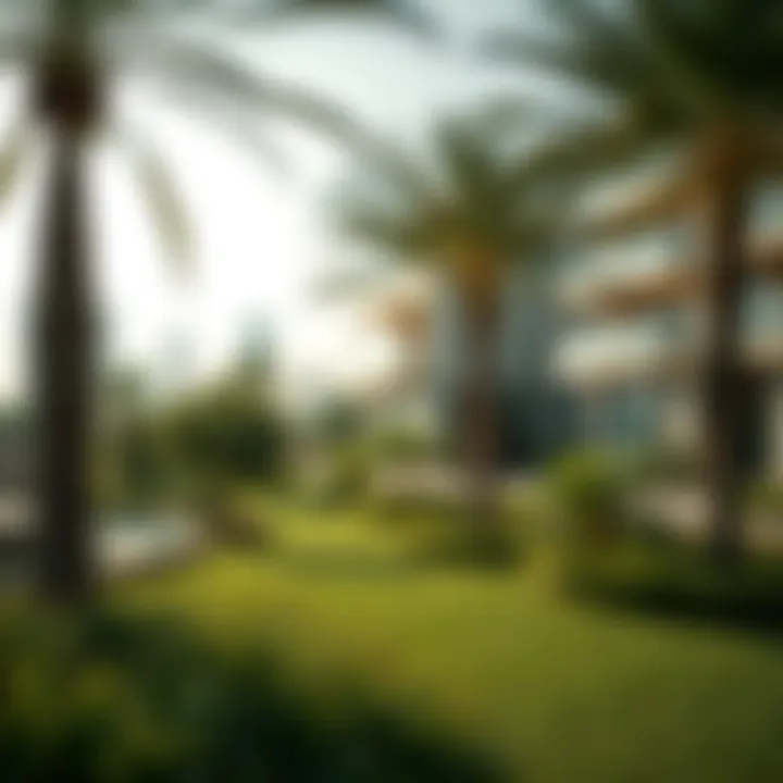 Serene Landscape Around Banyan Tree Residence Landscape view highlighting the residential environment