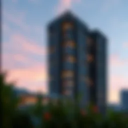 Stunning architectural view of Binghatti Vista