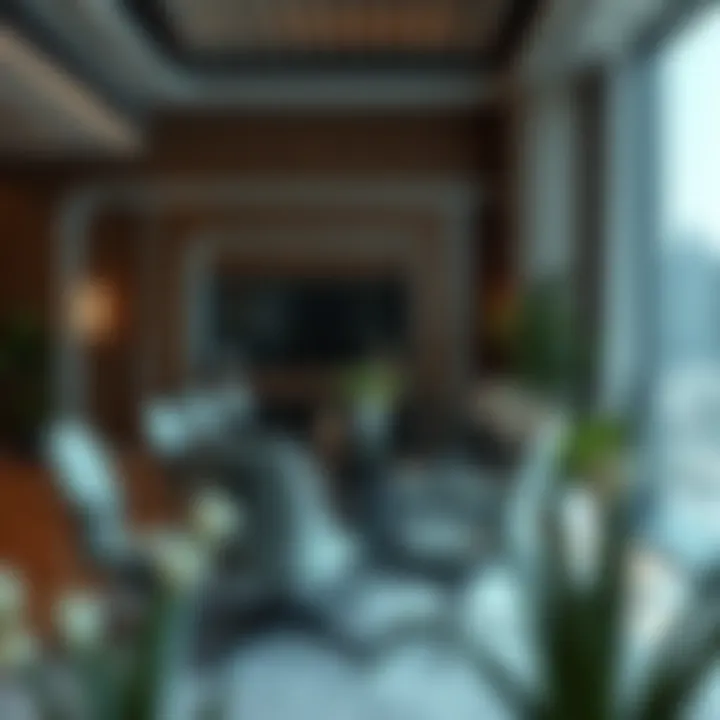 Meeting space with modern amenities in Burj Khalifa corporate suites