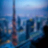 Panoramic view of Burj Khalifa corporate suites with stunning skyline