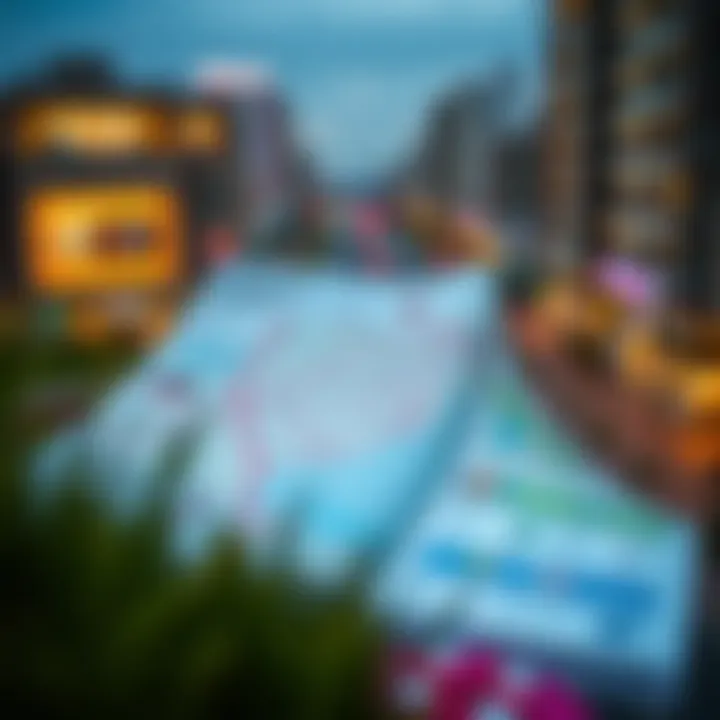 Comprehensive Directory Map A detailed map outlining the various services and amenities available