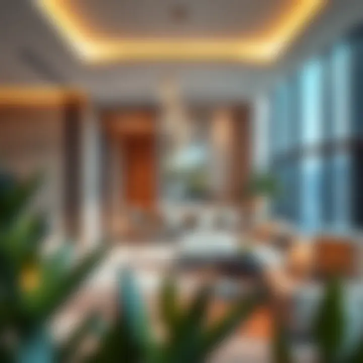 Modern Aesthetics of City Tower Deira Interior design of City Tower Deira highlighting modern aesthetics