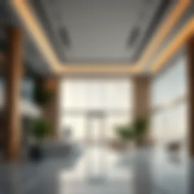 Modern office representing financial services