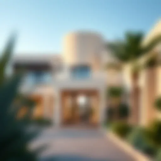 Architectural design of Al Mazaya properties