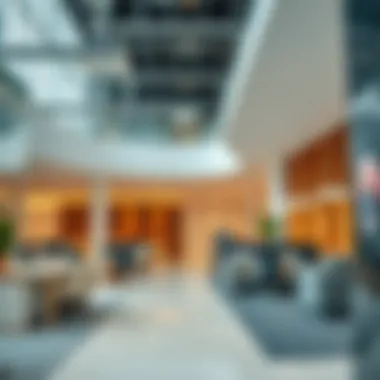 Innovative Office Design in Abu Dhabi Modern office interior showcasing innovative design