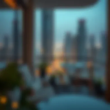 Cozy Studio Balcony with City View Cozy studio balcony with beautiful city view