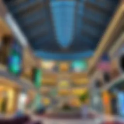 Stunning architectural view of Dubai Hills Mall showcasing its modern design