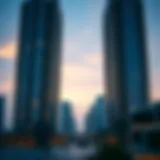 Architectural Marvels: Damac's Luxury Residential Towers Stunning view of a Damac luxury residential tower