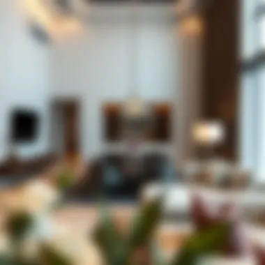 Modern interior design of a Damac apartment