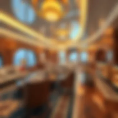 Luxurious interiors of Dream Boat Dubai highlighting opulence.