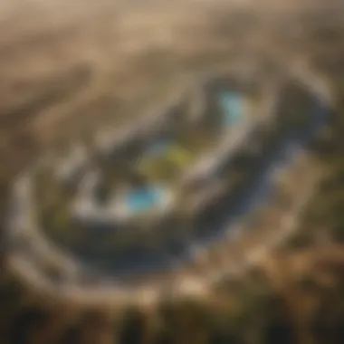 Aerial Perspective of Dubai Hills Collective 2.0 Aerial view showcasing the Dubai Hills Collective 2.0 community layout