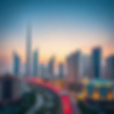 Dubai skyline showcasing luxury real estate