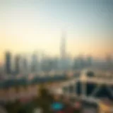 A panoramic view of Dubai's skyline showcasing modern architecture