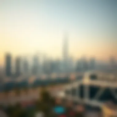A panoramic view of Dubai's skyline showcasing modern architecture