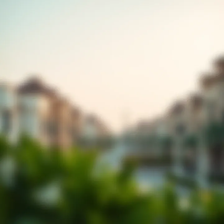 A scenic view of luxury properties in Dubai during the Eid holiday