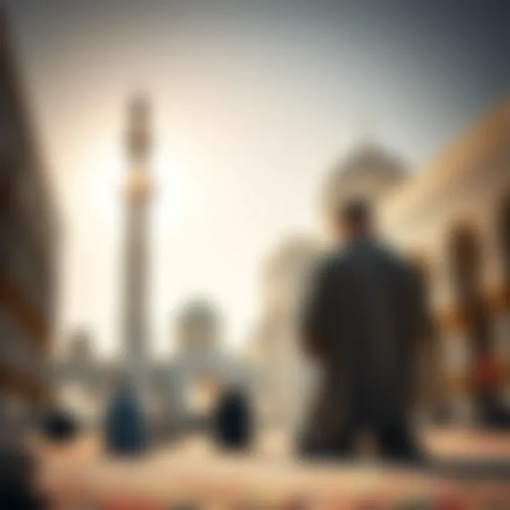Prayer at a mosque during Eid Al Fitr