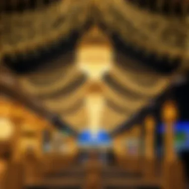 Eid Festive Decorations Festive decorations and lights during Eid