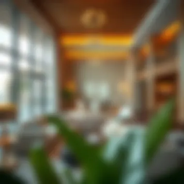 Stylish Interior Design in Emaar The Oasis Stunning interior design of a living space in Emaar The Oasis