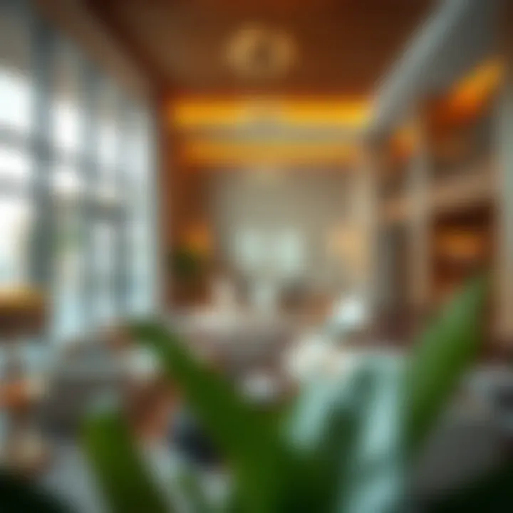 Stylish Interior Design in Emaar The Oasis Stunning interior design of a living space in Emaar The Oasis