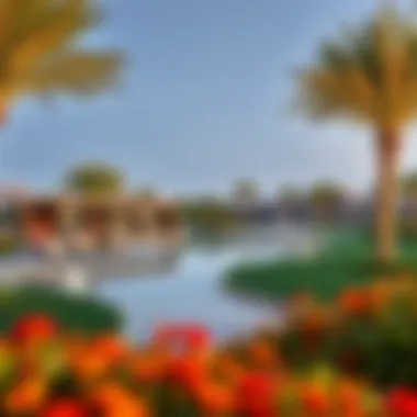 Exceptional Landscaping of Emaar The Oasis Beautiful landscaping and outdoor spaces in Emaar The Oasis