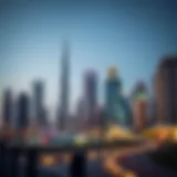 Stunning skyline of Dubai showcasing modern architecture