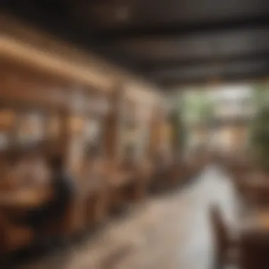 A bustling café in Abu Dhabi where residents enjoy meals