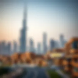 The skyline of Dubai showcasing luxury properties