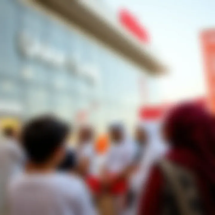 Community event at Union Coop Hamriya engaging local residents