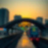 Stunning view of Burjuman Metro station