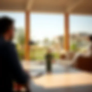 Real Estate Consultation for Farmhouse Buyers Agent discussing property options with prospective buyers.