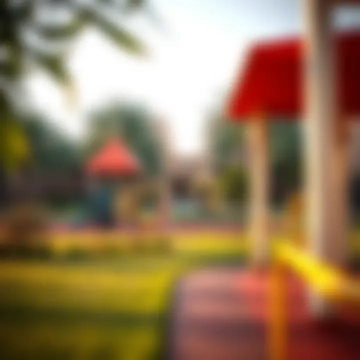 Community park in Rashidiya providing recreational space