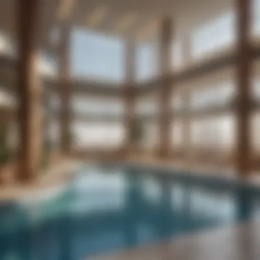 Amenities and Leisure Spaces in Al Aneeqa Tower Amenities and leisure areas in Al Aneeqa Tower