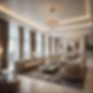 Elegant Interiors of Al Aneeqa Tower Interior design showcasing modern living spaces in Al Aneeqa Tower