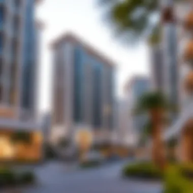 Luxury residential buildings in Al Barsha highlighting investment potential