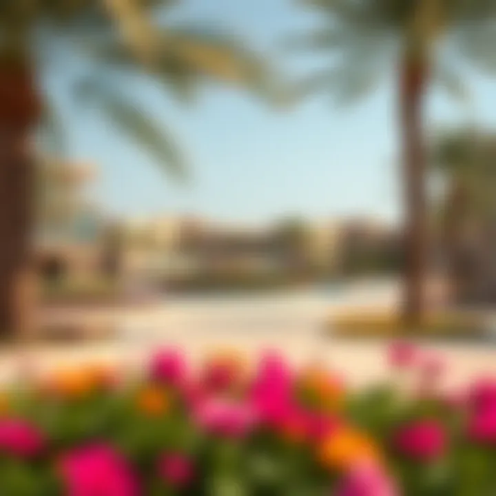 Community amenities like parks and leisure facilities in Al Bateen