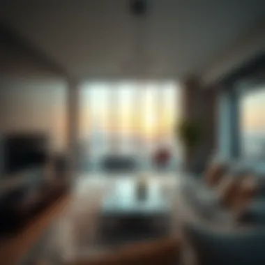 Interior of a modern residential unit in Al Jaddaf