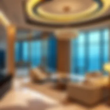 Luxurious Interiors of Al Remah Tower Interior design showcasing the luxurious living spaces in Al Remah Tower.