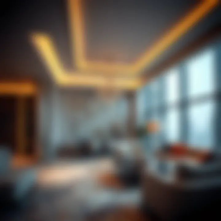 Interior design elements of Al Shaiba Tower B highlighting luxurious finishes