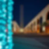 Contemporary art installations at Alserkal Avenue